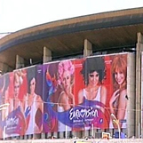 Olimpijski Arena während Eurovision-2009 in Moskau